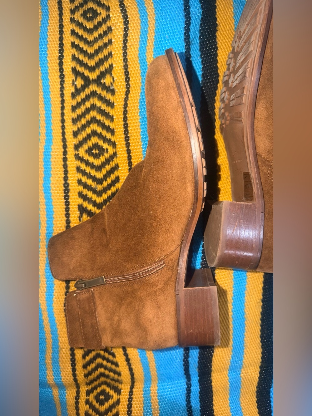 Aquatalia Brown Suede Ankle Boots - Picture 3 of 8